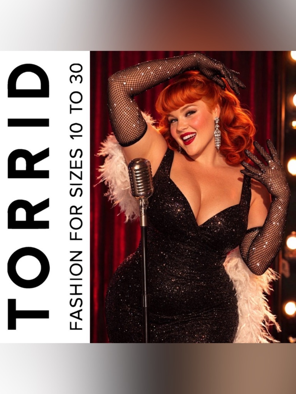 Torrid Black Mesh & Rhinestone Fishnet Over the Elbow Performance Gloves, NWT!